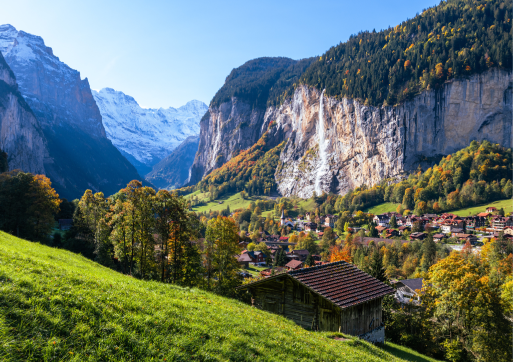 Lauterbrunnen et ses chutes