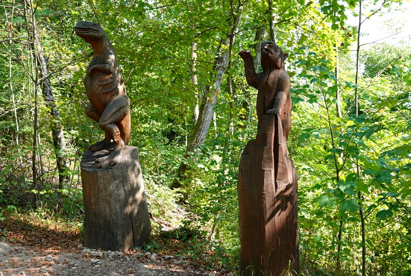 Sentier du temps à Chaumont