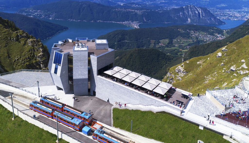 Monte Generoso – montée en train à crémaillère
